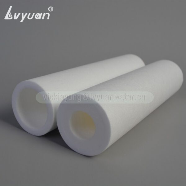 Customized melt blown/Spun sediment water filter 1/5/10 microns PP cartridge water filter with plastic stainless steel core