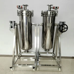 The new custom design of hand wheel cartridge filter housing