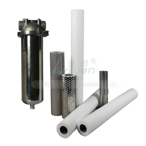 Industrial liquid pre filtration system 5 microns water sediment cartridge filter with PP plastic stainless steel core
