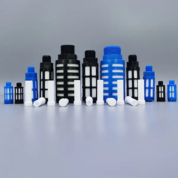 Silencer Solenoid Valve Muffler Pneumatic Muffler Air Quick Exhaust Muffler Absorb Noise Reduce Filter