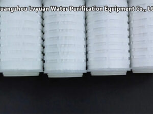 Filtration System with Custom 5 Pleated Filter Cartridges