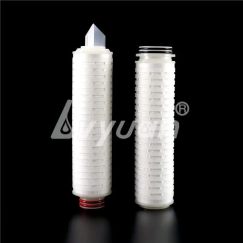 DOE PP PTFE PVDF Pleated Cartridge Nitrogen Gas Filter