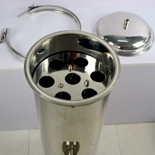 SS Filter Housing Filter Water 10 20 30 40 Inches Housing