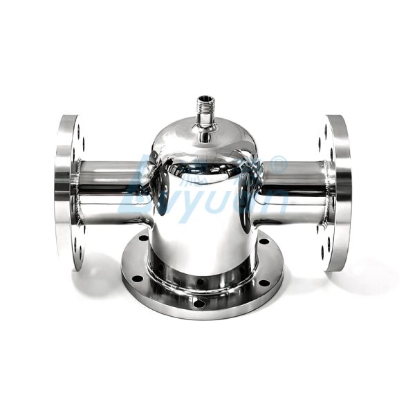 Single Cartridge T-Type Stainless Steel Gas Filter Housing (7)